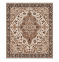 Tapis salon – marron graphique | SENA